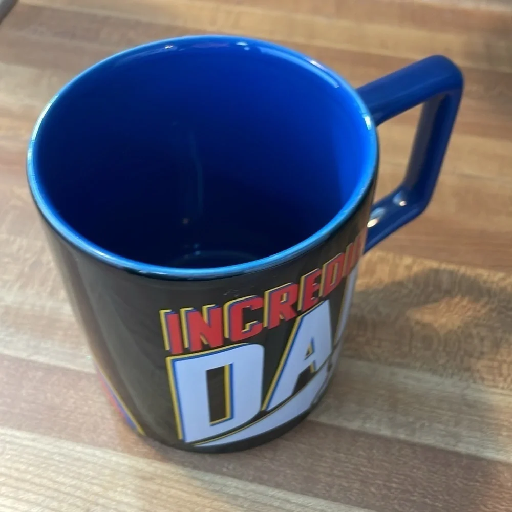 Disney Incredibles Blue and Red Ceramic Coffee Mug